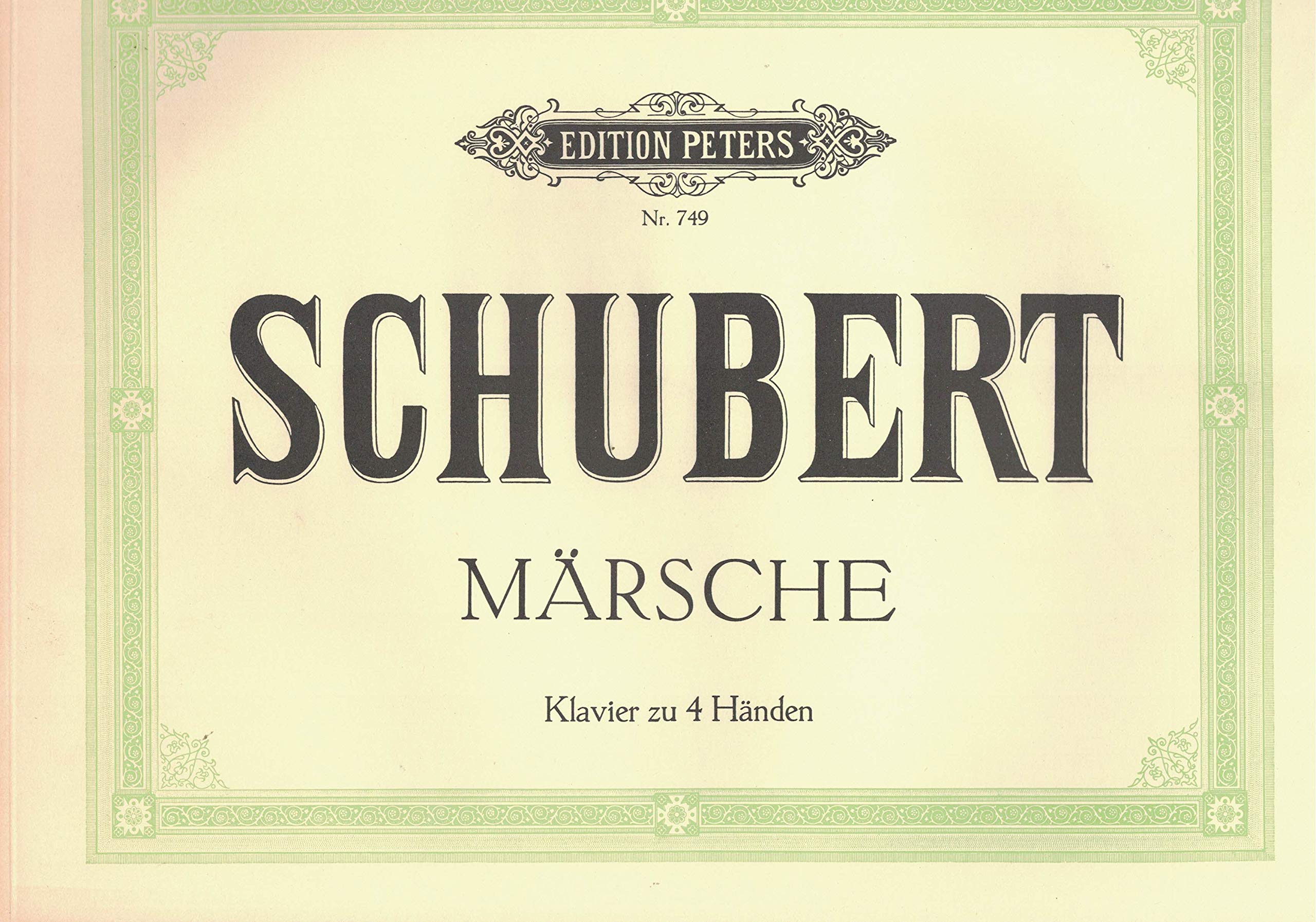 Märsche. Klavier zu 4 Händen Sheet Music