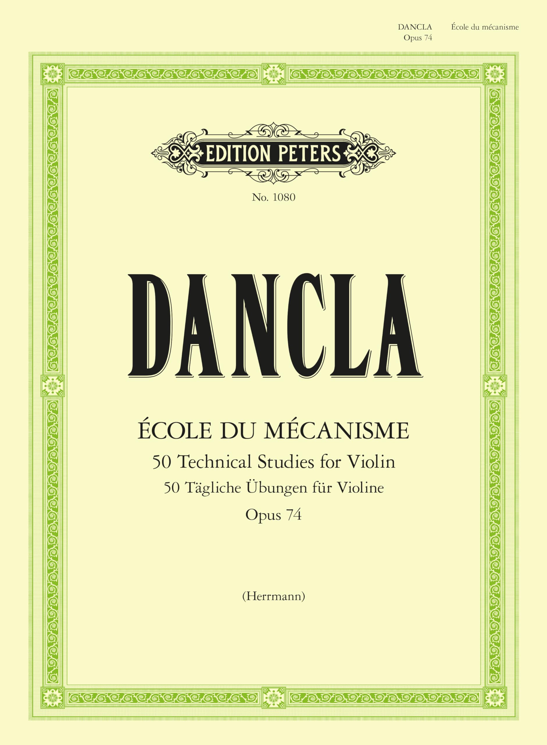 Ecole du Mecanisme, Op. 74 (50 Technical Studies for Violin Op.74) Sheet Music
