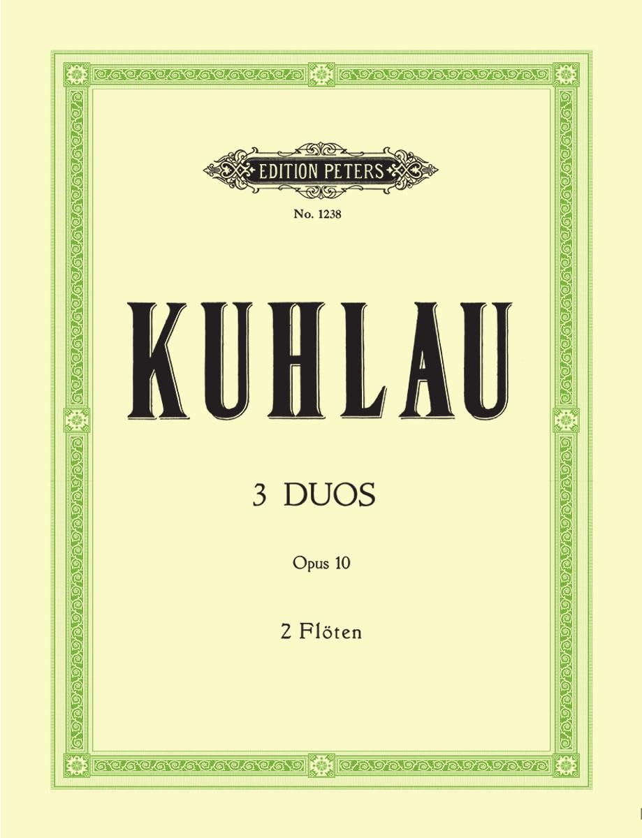 3 Duos for 2 Flutes Op. 10 Sheet Music