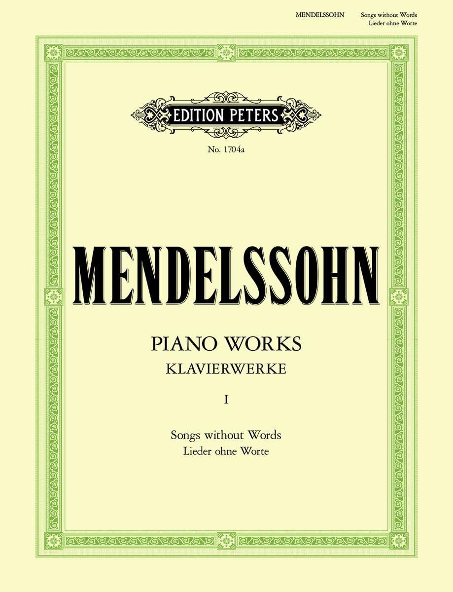 Klavierwerke, Band 1: Lieder ohne Worte Art & Literature
