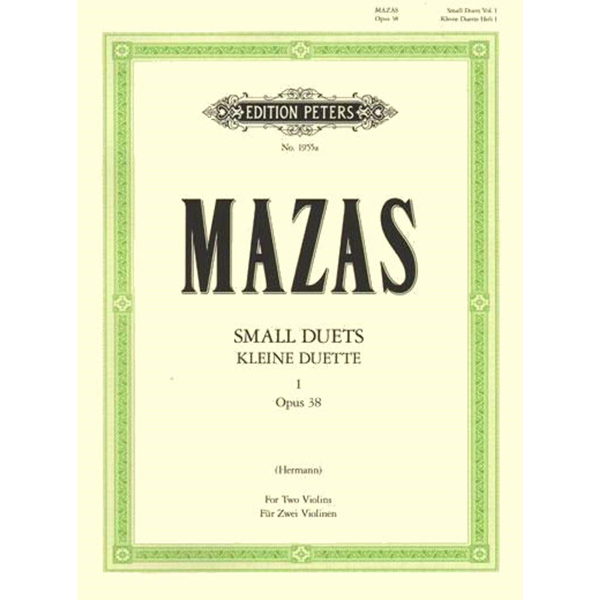 Product Image: Kleine Duette op. 38