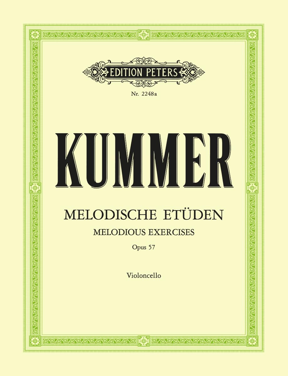 10 Melodious Exercises Op. 57 for Cello Sheet Music