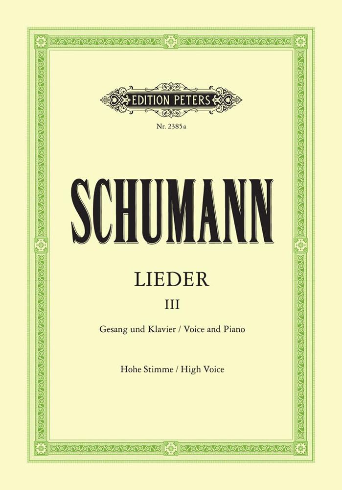 Songs, Vol.3: 82 Songs: Gesang und Klavier (Edition Peters, 3, Band 3) Sheet Music