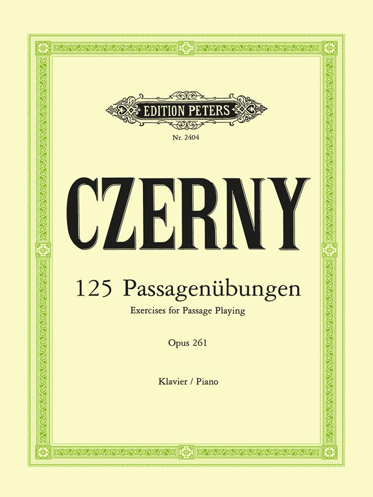 125 Exercises for Passage Playing Op. 261 for Piano Sheet Music