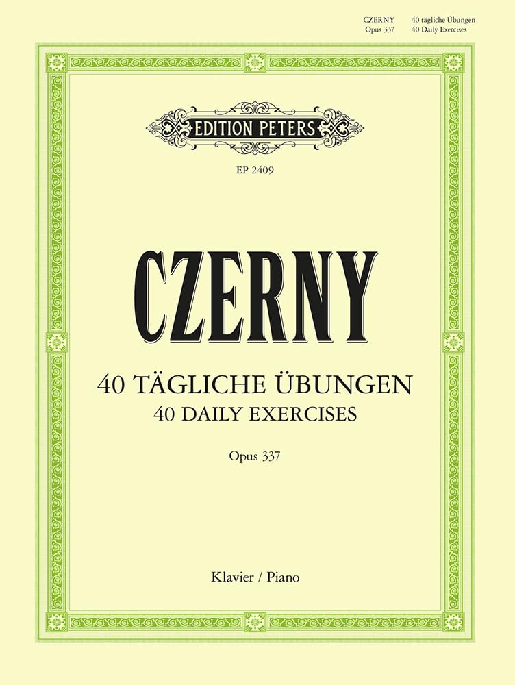 40 tägliche Übungen op. 337 Art & Literature