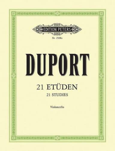 21 Etüden für Violoncello Books