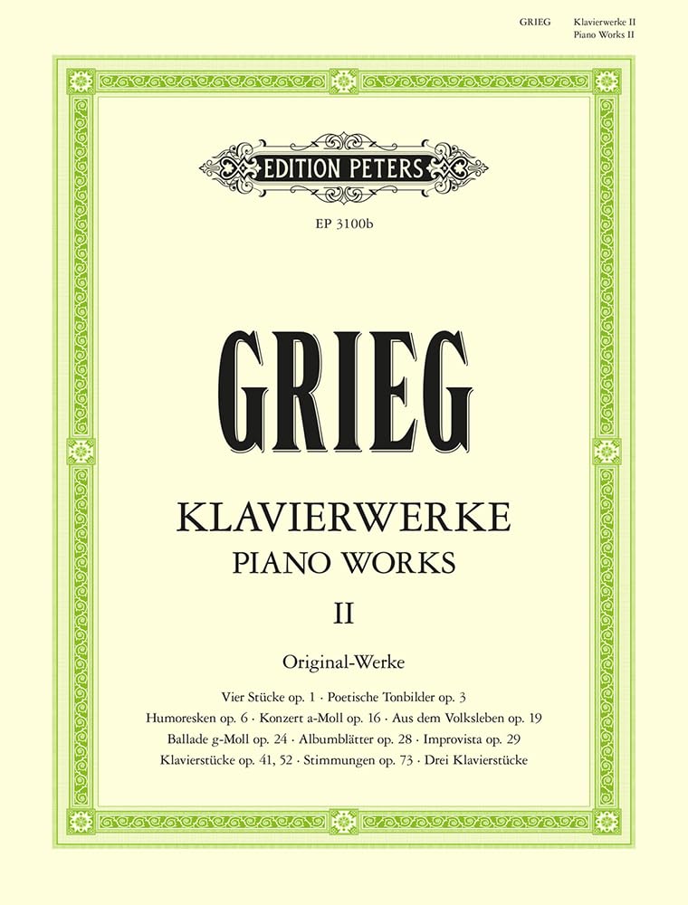 Piano Works -- Original Works Sheet Music