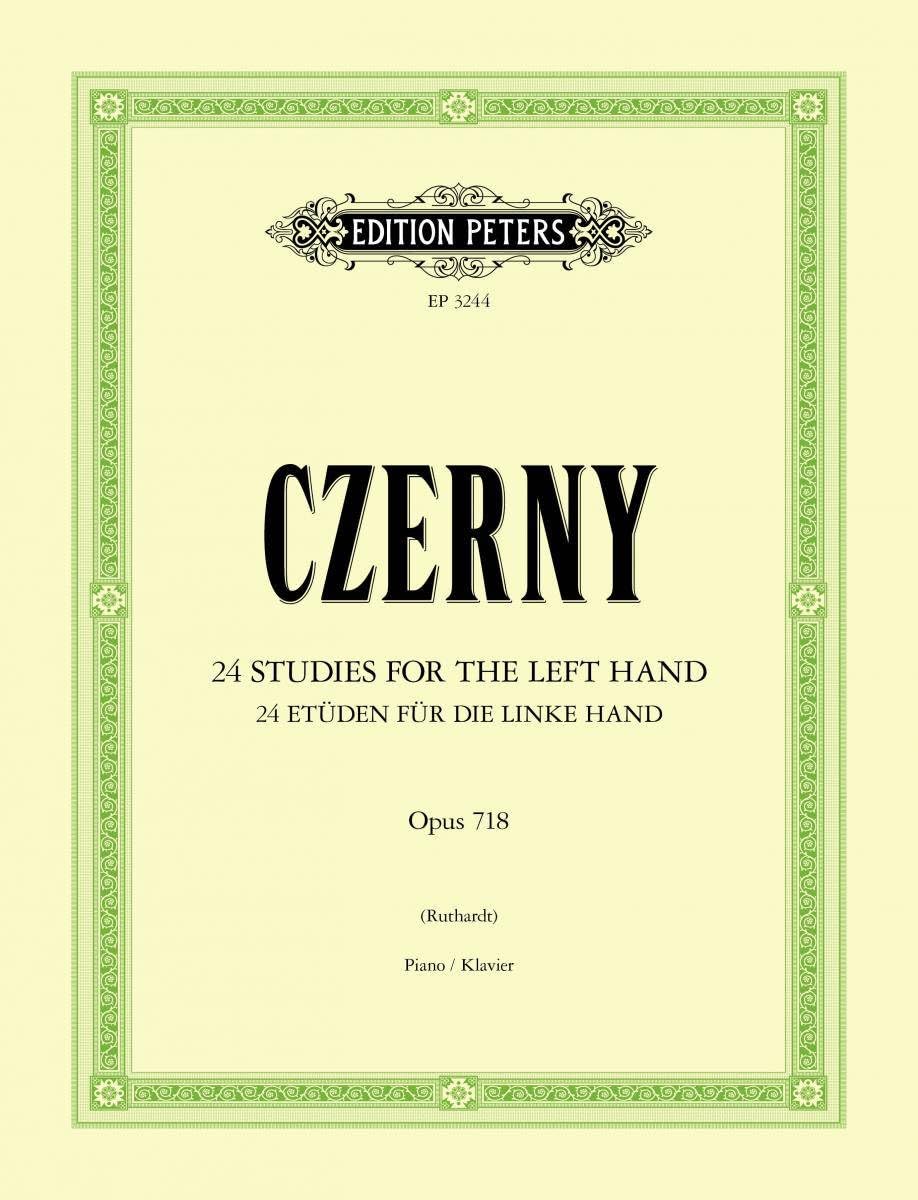 24 Studies for the Left Hand Op. 718 (Edition Peters) Sheet Music