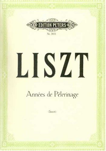 ANNEES DE PELERINAGE, SELECTION PIANO Sheet Music