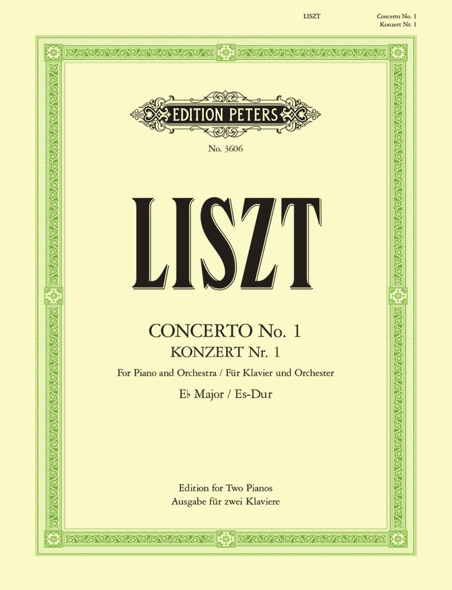 Piano Concerto No. 1 in E Flat Edition for 2 Pianos: Edition for 2 Pianos (Edition Peters) Sheet Music