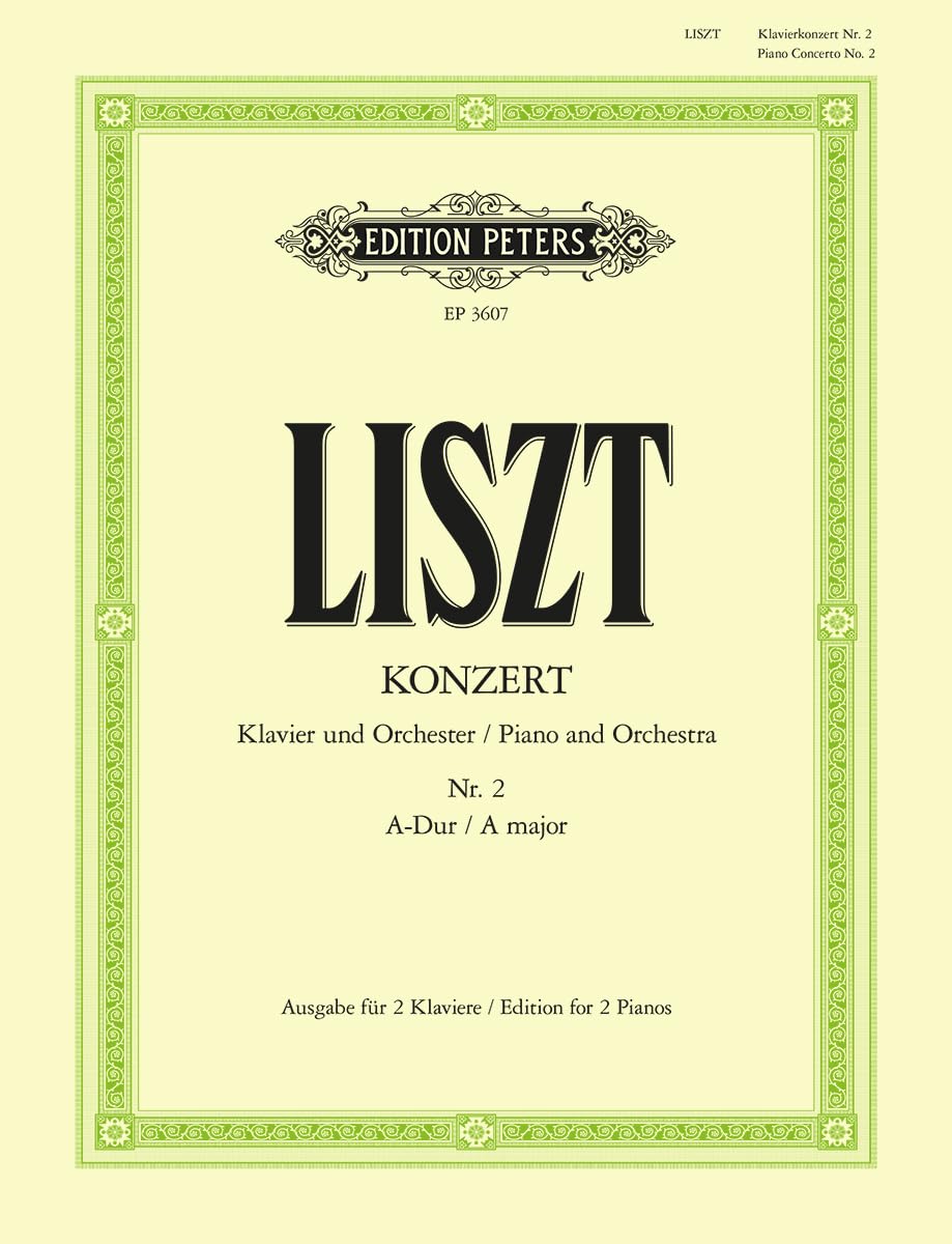 Piano Concerto No. 2 in a Edition for 2 Pianos: Edition for 2 Pianos (Edition Peters) Sheet Music