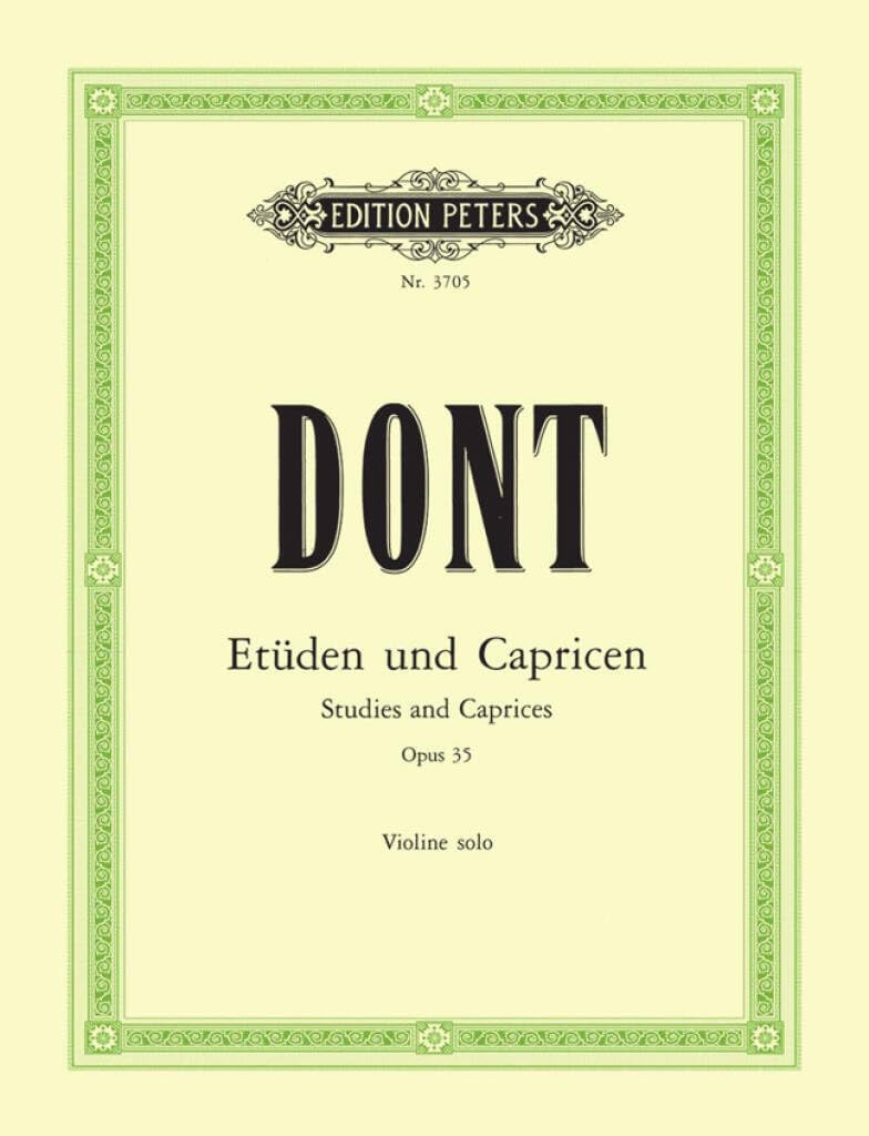 24 Etudes and Caprices Op. 35 for Violin Sheet Music