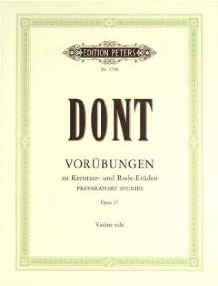 24 preparatory exercises to Kreutzer & Rode Studies, Op. 37 book