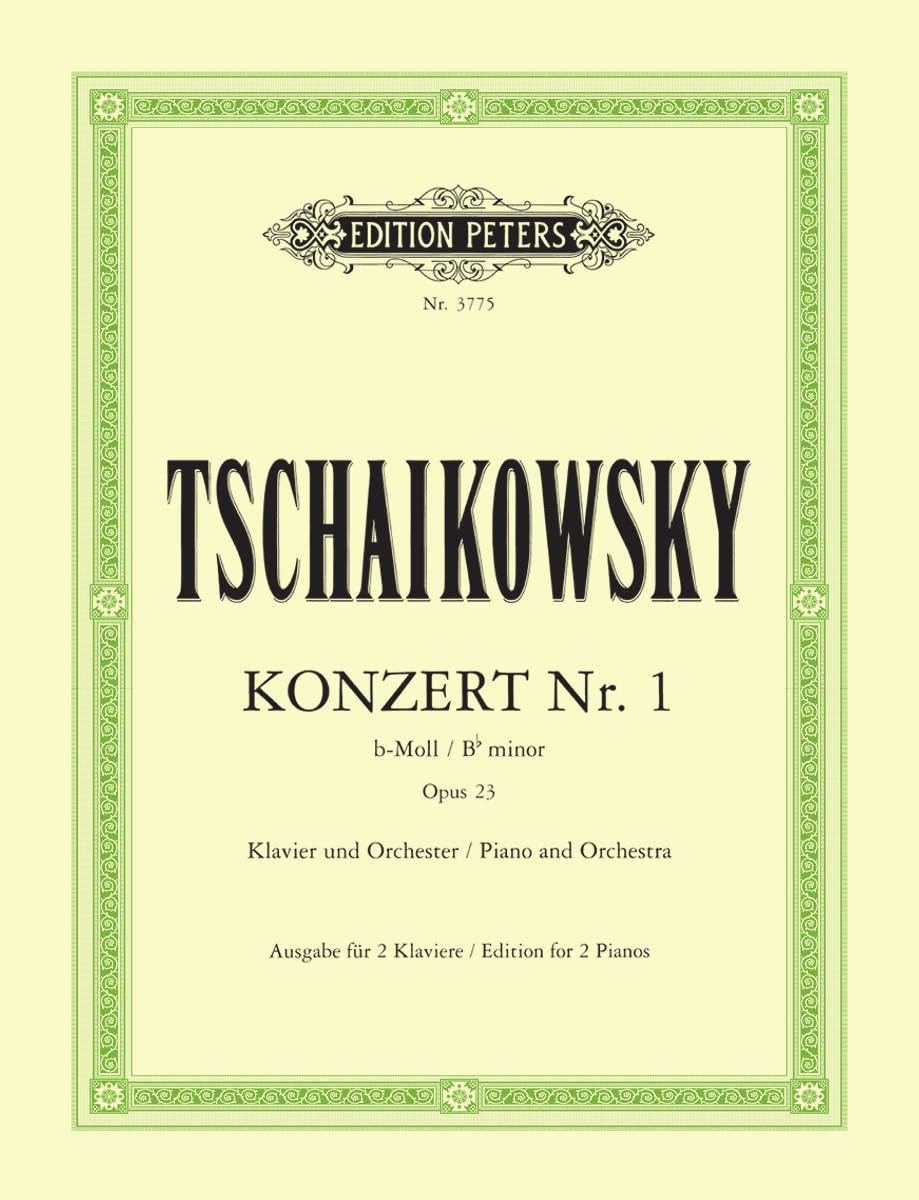 Piano Concerto No. 1 in B flat minor Op. 23: Edition for 2 Pianos (Edition Peters) Sheet Music
