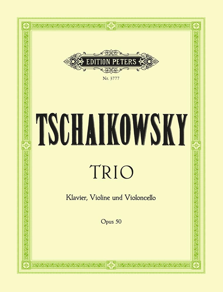 Piano Trio in a Minor Op. 50 (Edition Peters) Sheet Music