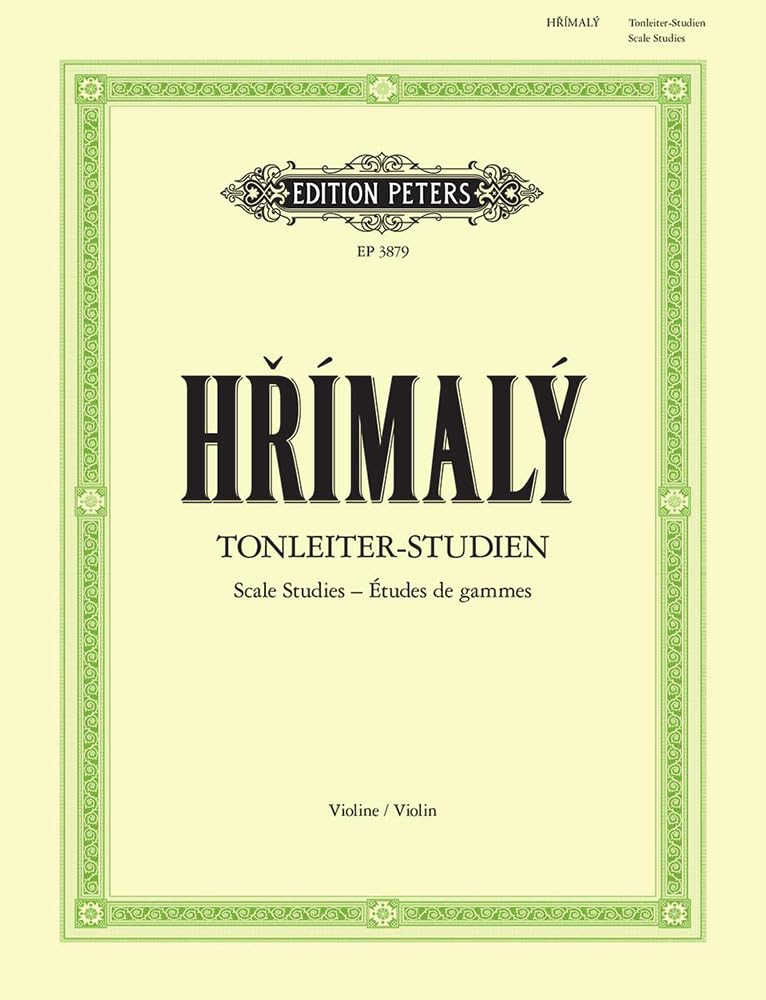 HRIMALY Tonleiter-Studen - Scale Studies Violine / Violon book