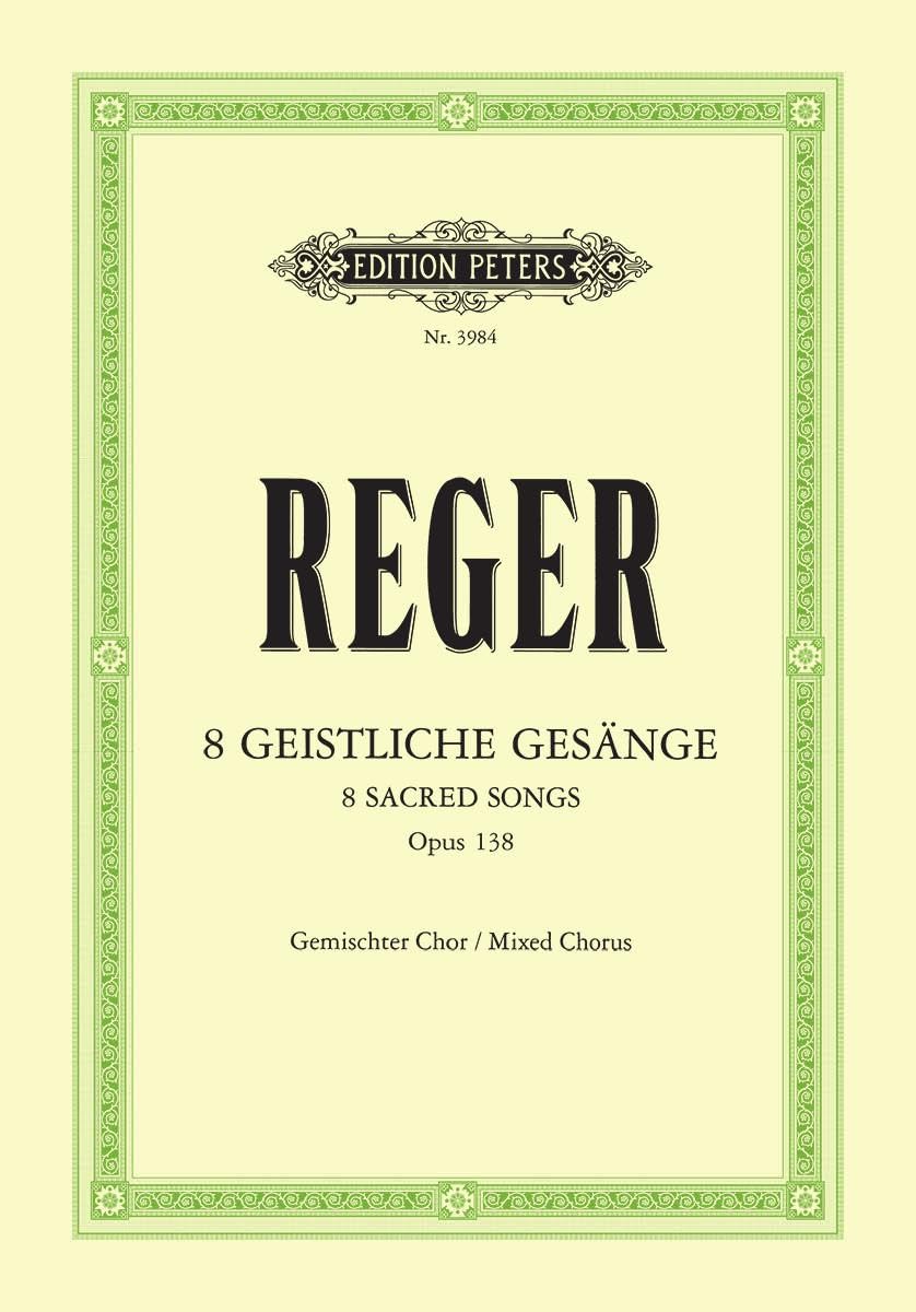 8 Geistliche Gesange Op.138 (Eight Sacred Songs, Op. 138) Sheet Music