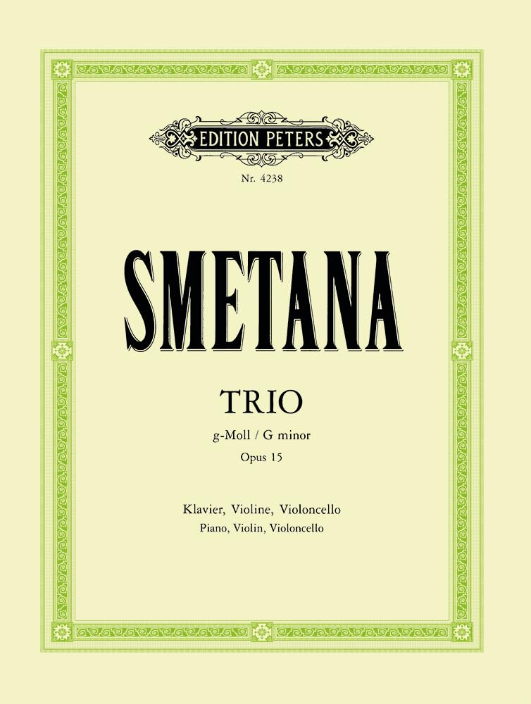 Piano Trio in G Minor Op. 15 (Edition Peters) Sheet Music