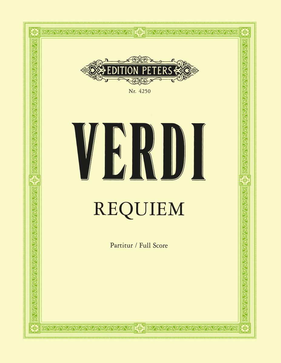 Requiem (1874) (Full Score): Conductor Score (Edition Peters) Sheet Music