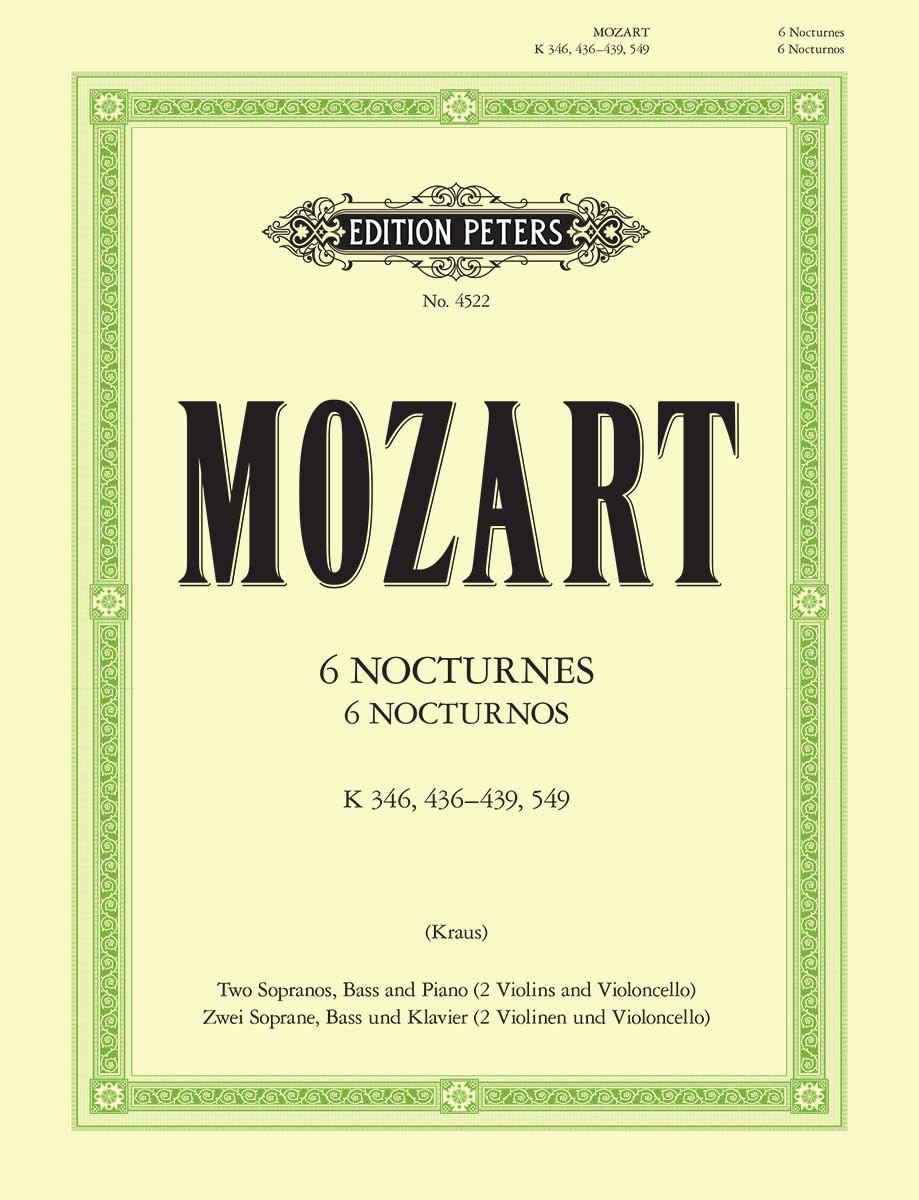 6 Nocturnos (Kanzonetten) Sheet Music