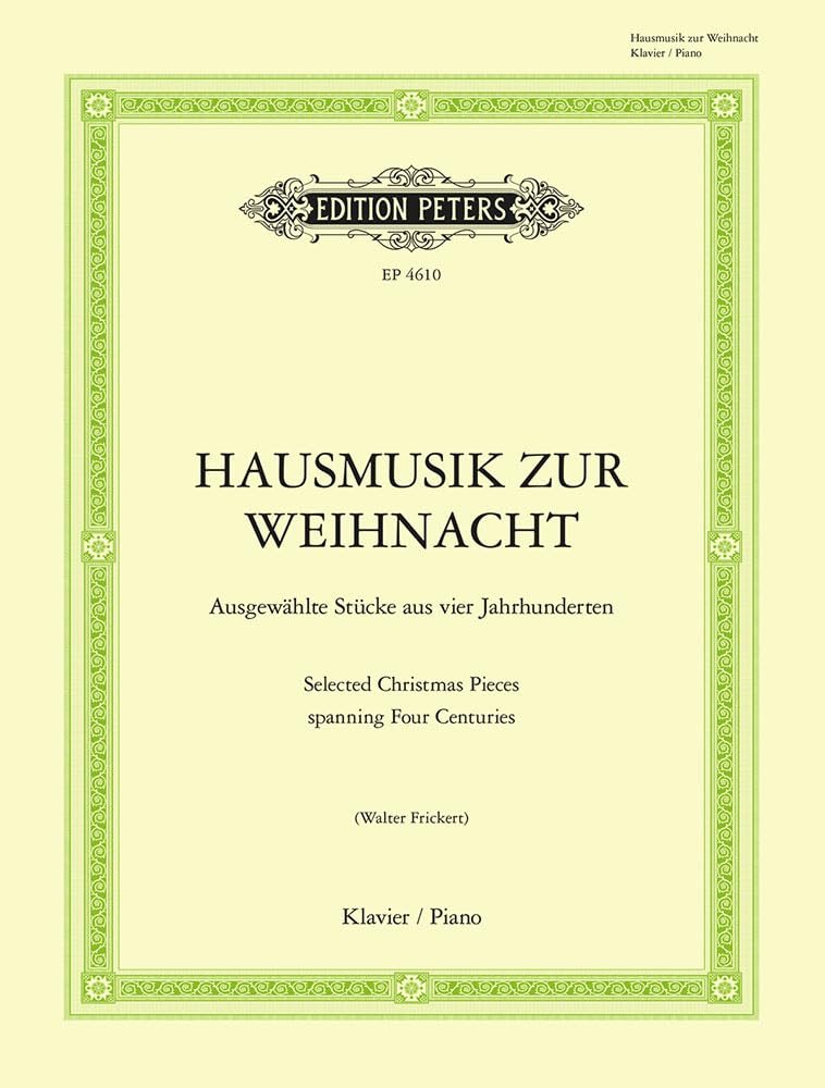 Hausmusik zur Weihnacht (Christmas Music) Sheet Music