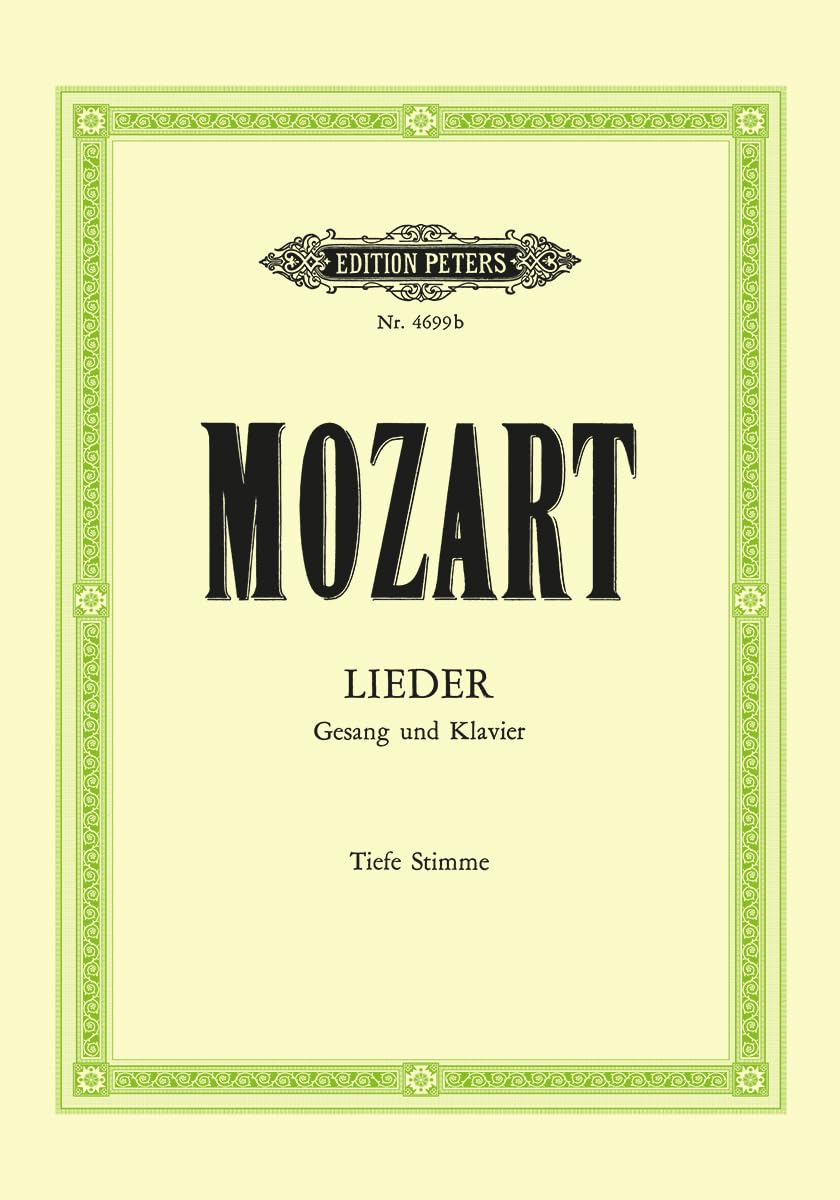 Selected Songs and Arias for Voice and Piano (Low Voice) Sheet Music