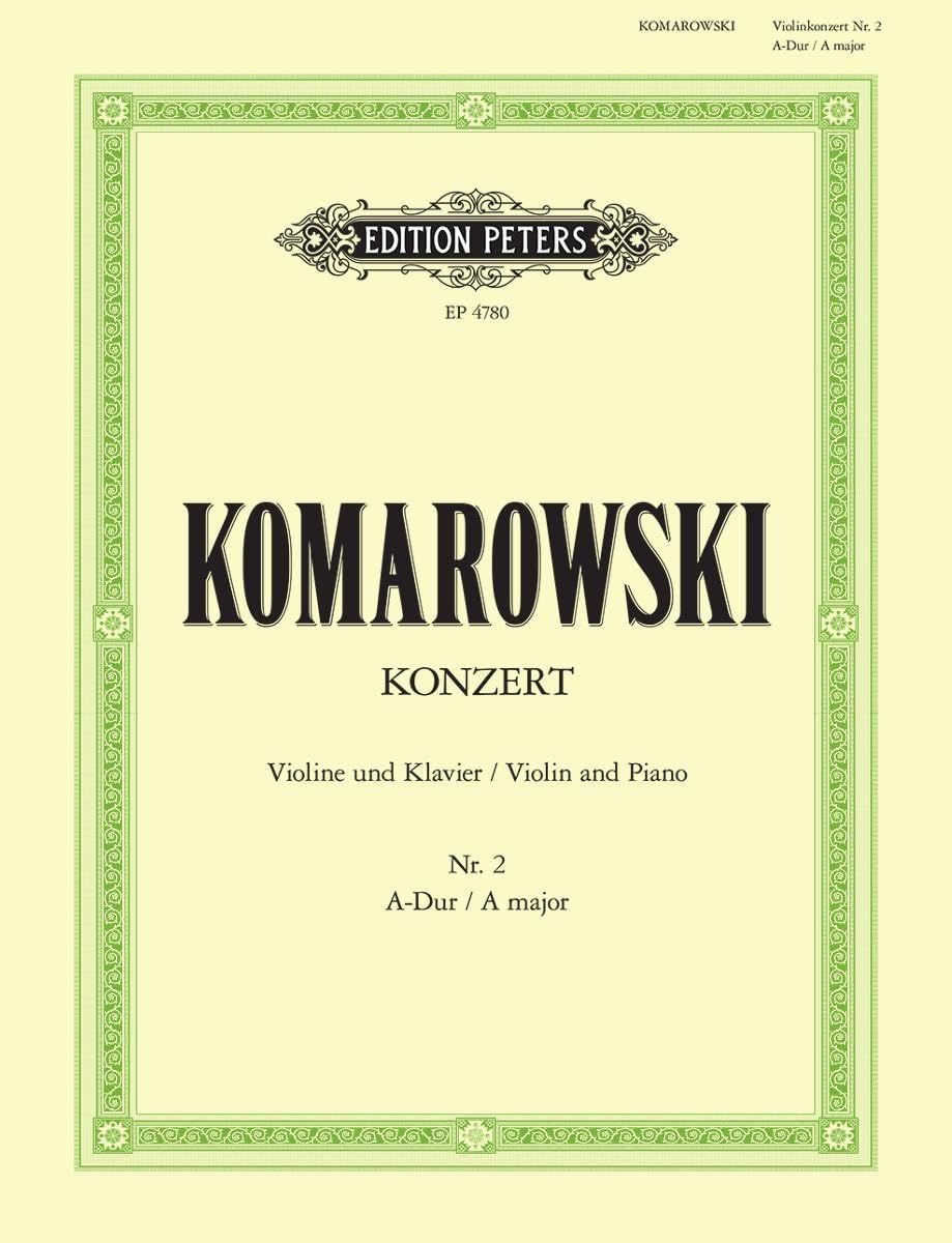 Konzert Nr. 2 A-Dur Art & Literature Books