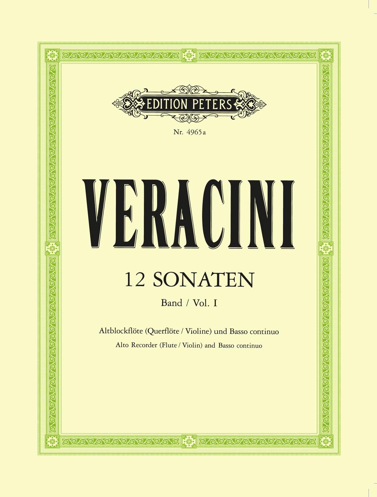 12 SONATAS OP.1, VOL.1 VIOLON Arts & Music