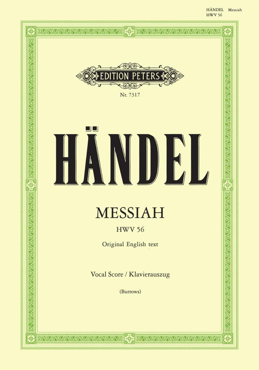 Messiah [Der Messias] HWV 56 / URTEXT Sheet Music