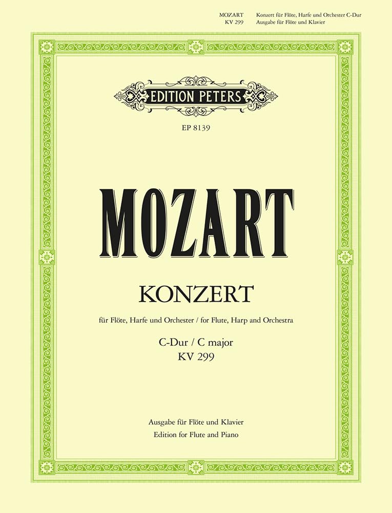 Concerto for Flute, Harp and Orchestra in C K299 (Edition for Flute and Piano) Sheet Music