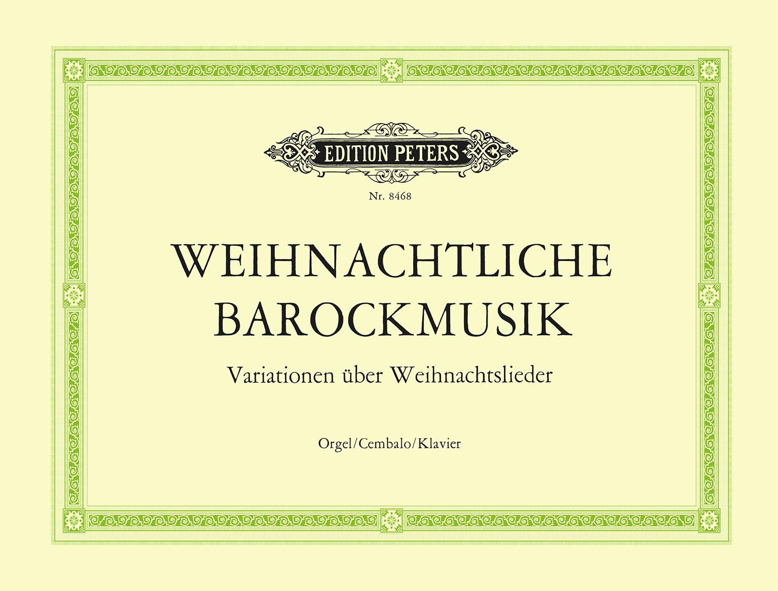 Baroque Music for Christmas Sheet Music