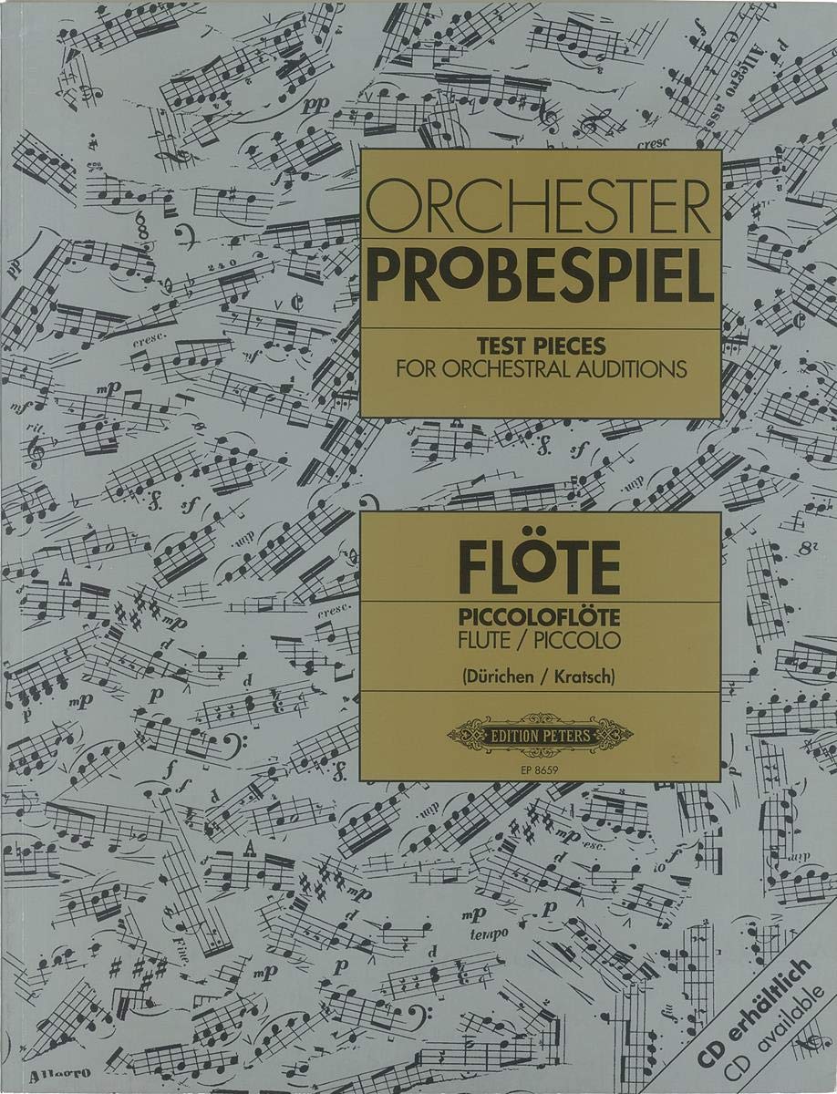 Orchesterprobespiel: Flöte / Piccoloflöte book