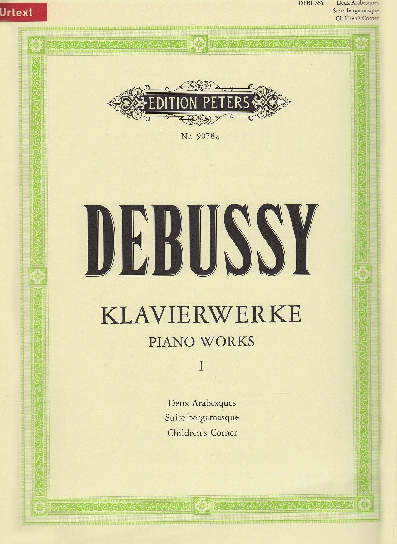 Klavierwerke - Band 1: Deux Arabesques · Suite bergamasque · Children's Corner Sheet Music