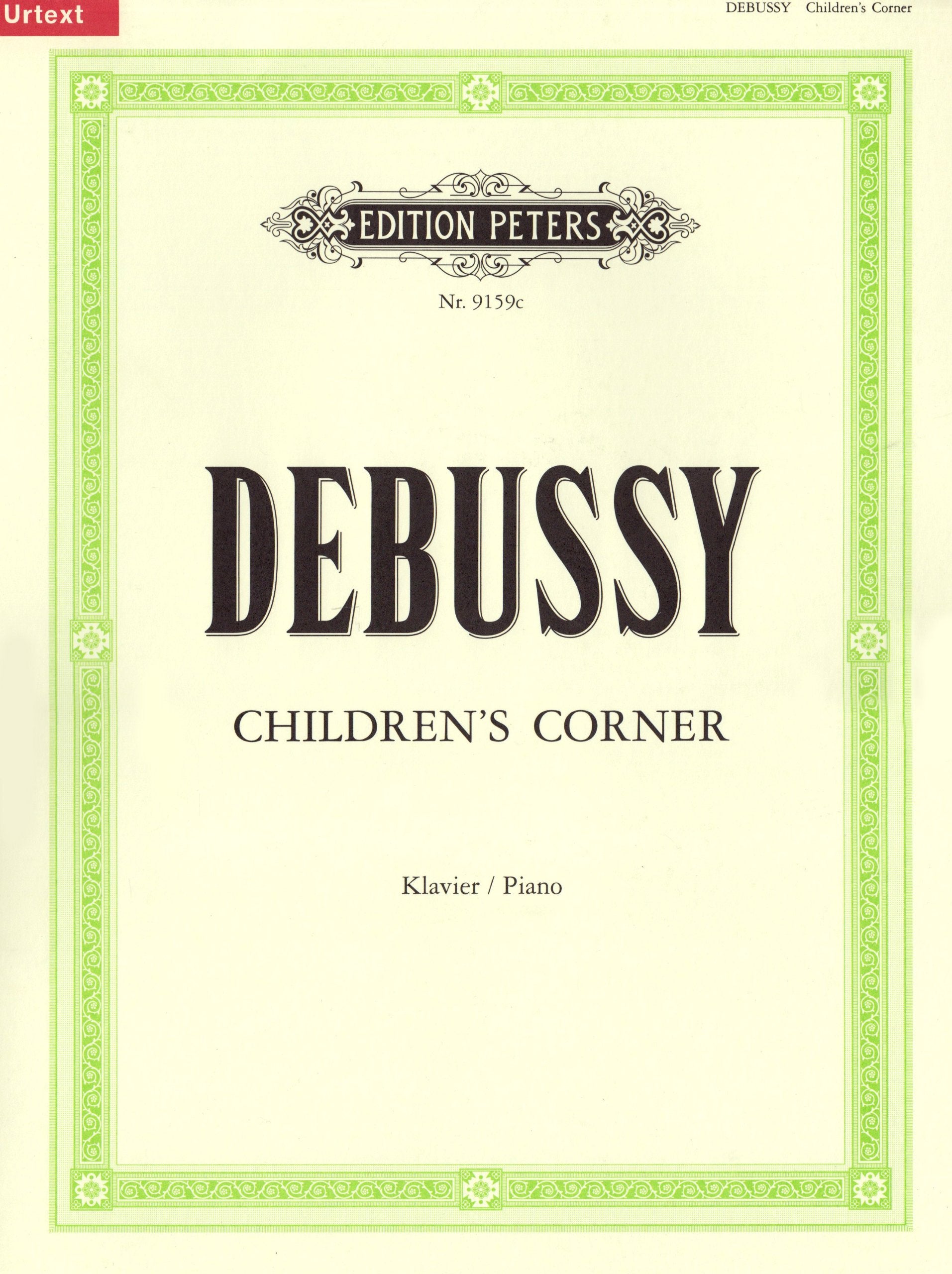 Children's corner, Klavier: Urtext. (Klemm) Sheet Music