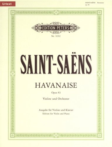 Havanaise Op.83 - Violine und Klavier - Buch Books