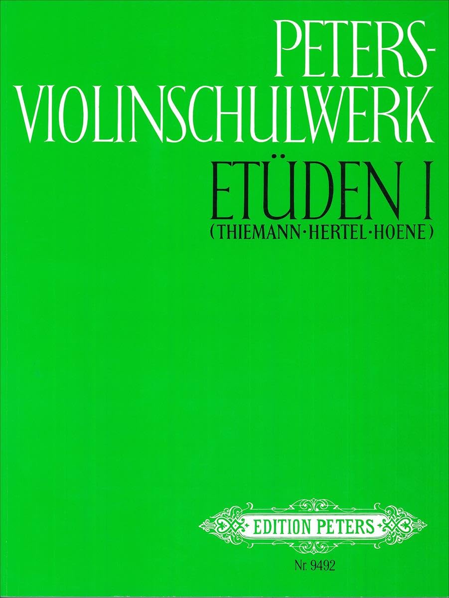 Peters-Violinschulwerk: Etüden I book