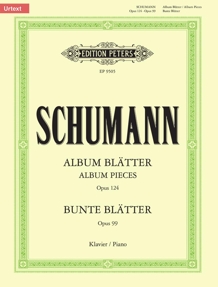 Album Leaves Op. 124 & Bunte Blätter Op. 99 (Edition Peters) Sheet Music