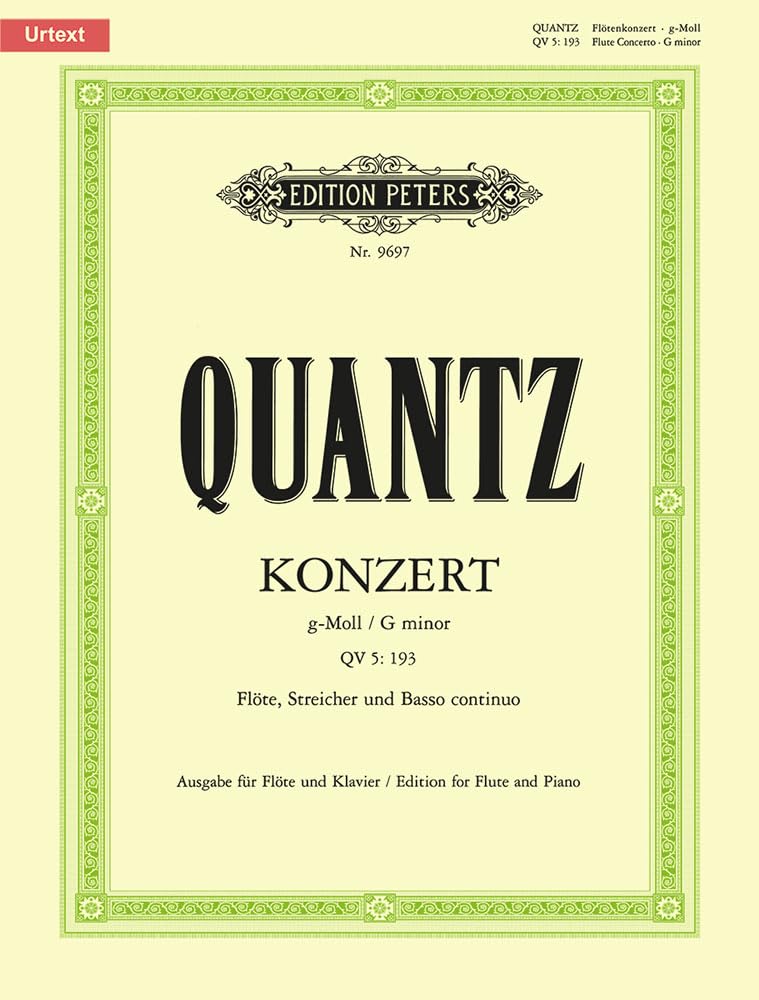 Flute concerto in g minor flute traversiere book