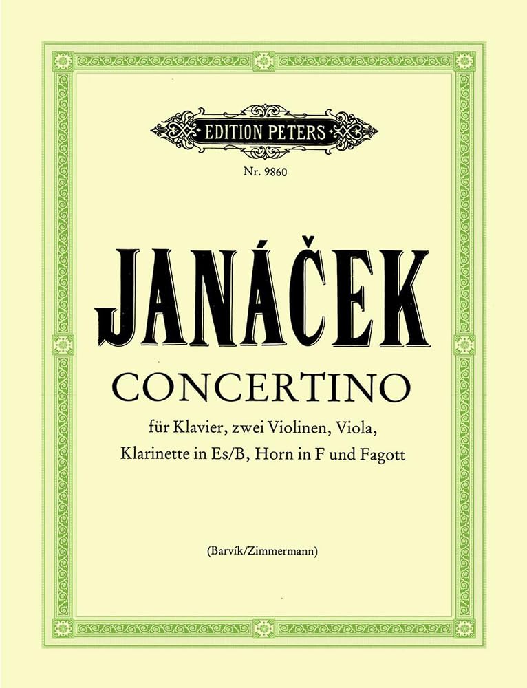 Janacek: Concertino (Violin and Piano)(EP9860) Books