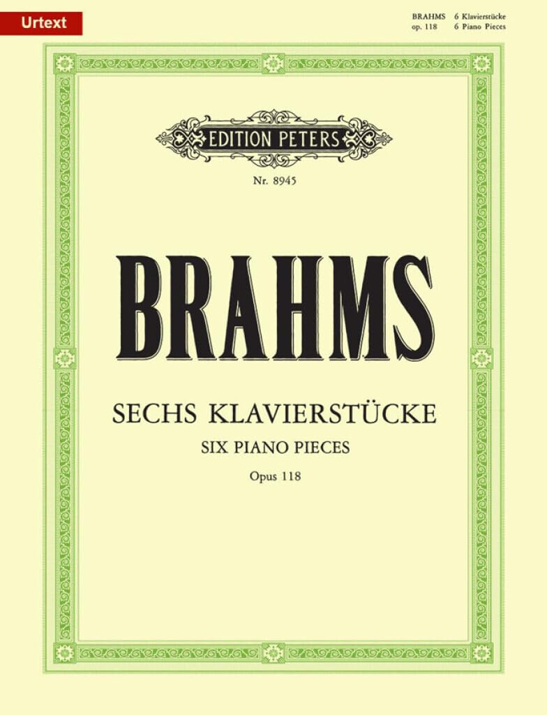 6 Piano Pieces Op. 118 (Edition Peters) Sheet Music