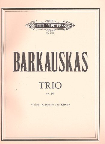 Trio opus.92: für Violine, Klarinette und Klavier Books