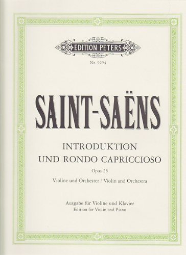 Introduction and Rondo capriccioso Op. 28 (Edition for Violin and Piano) book