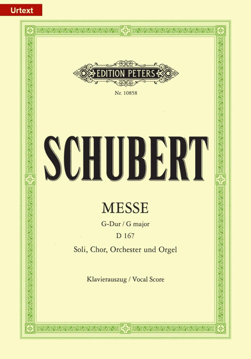 Mass in G D167 (Vocal Score): Urtext (Edition Peters) Sheet Music