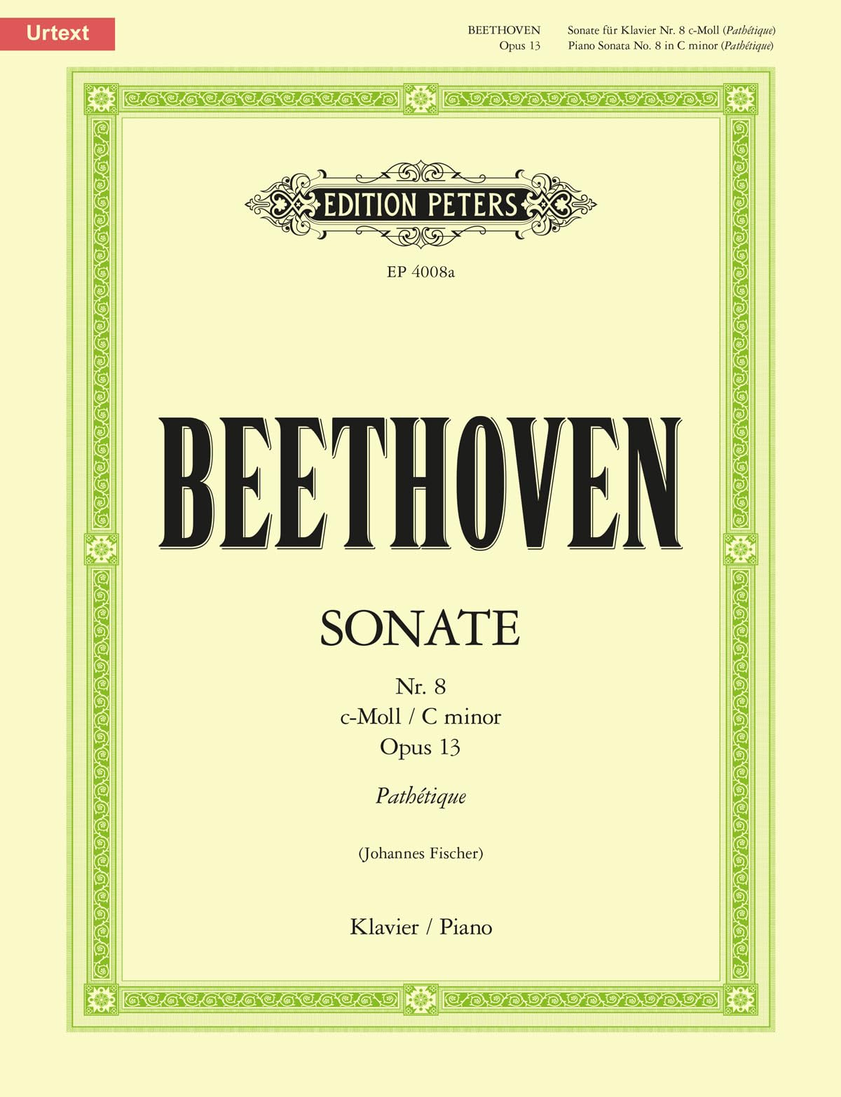 Piano Sonata No. 8 in C Minor Op. 13 Pathétique Sheet Music