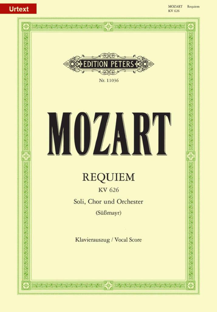 Requiem d-Moll KV 626 / SmWV 105 / URTEXT Art & Literature