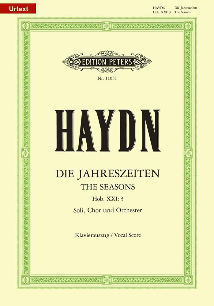 Die Jahreszeiten Hob. XXI: 3 / URTEXT Art & Literature