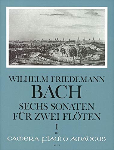 BACH W.F. - Sonatas (6) Vol.1: nº 1 a 3 para 2 Flautas (Peter) Books