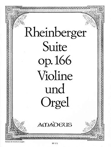 Suite in c-moll op. 166 für Violine und Orgel Sheet Music