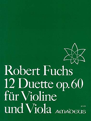 FUCHS R. - Duos (12) Op.60 para Violin y Viola (Pauler) Books