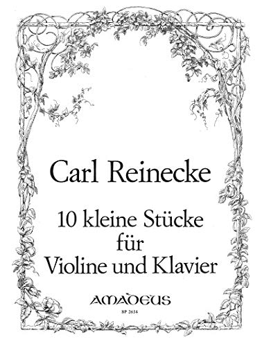 REINECKE - Piezas muy Faciles (10) Op.213 para Violin y Piano (Pauler) Books